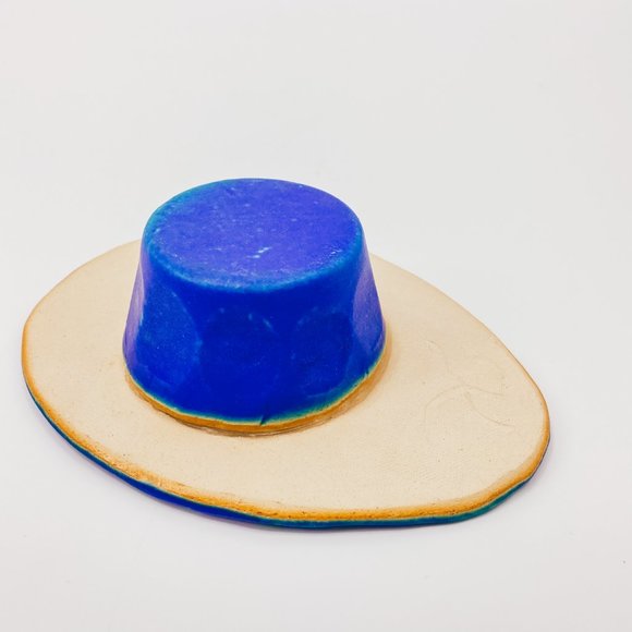 Vintage Ceramic Vase with built in Flower Frog - Picture 10 of 12